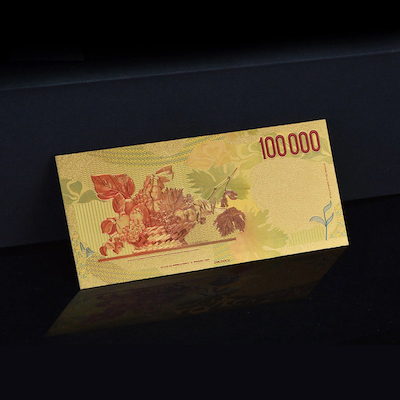اسکناس کلکسیونی طرح 100 هزار لیر ایتالیا