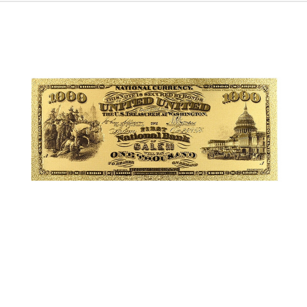 اسکناس تزئینی طرح 1000 دلار