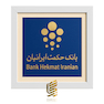 تابلو طلاکوب طرح لوگو بانک حکمت ایرانیان