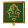 تابلو طلاکوب طرح لوگو بانک کشاورزی
