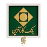 تابلو طلاکوب طرح لوگو بانک کارآفرین