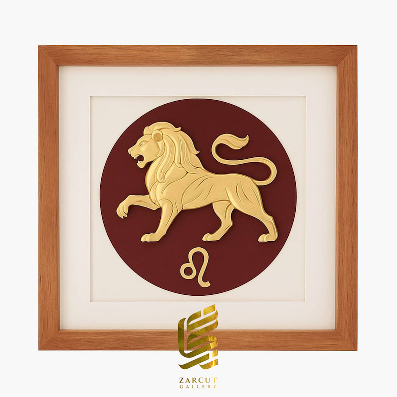 تابلو طلاکوب طرح ماه مرداد
