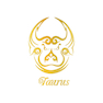 تابلو طلاکوب زرکات طرح ماه تولد اردیبهشت مدل Taurus