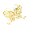 تابلو طلاکوب زرکات طرح پروانه مدل Butterfly