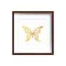 تابلو طلاکوب زرکات طرح پروانه مدل Butterfly