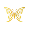 تابلو طلاکوب زرکات طرح پروانه مدل Butterfly