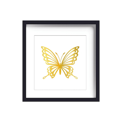 تابلو طلاکوب زرکات طرح پروانه مدل Butterfly