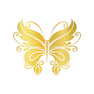 تابلو طلاکوب زرکات طرح پروانه مدل Butterfly