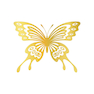 تابلو طلاکوب زرکات طرح پروانه مدل Butterfly