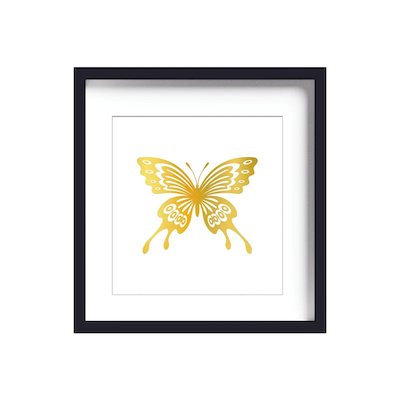 تابلو طلاکوب زرکات طرح پروانه مدل Butterfly