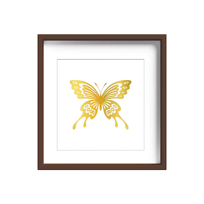 تابلو طلاکوب زرکات طرح پروانه مدل Butterfly