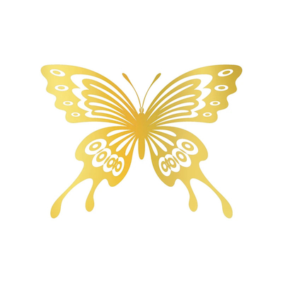 تابلو طلاکوب زرکات طرح پروانه مدل Butterfly