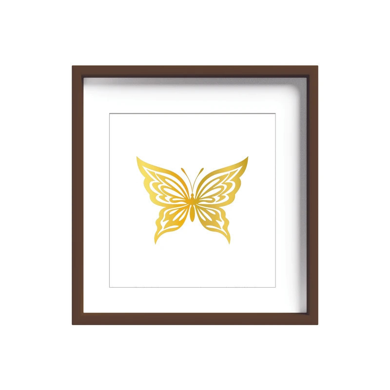 تابلو طلاکوب زرکات طرح پروانه مدل Butterfly