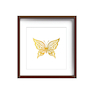 تابلو طلاکوب زرکات طرح پروانه مدل Butterfly