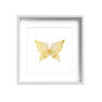 تابلو طلاکوب زرکات طرح پروانه مدل Butterfly