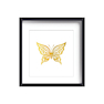 تابلو طلاکوب زرکات طرح پروانه مدل Butterfly