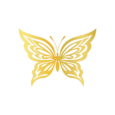 تابلو طلاکوب زرکات طرح پروانه مدل Butterfly