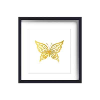 تابلو طلاکوب زرکات طرح پروانه مدل Butterfly