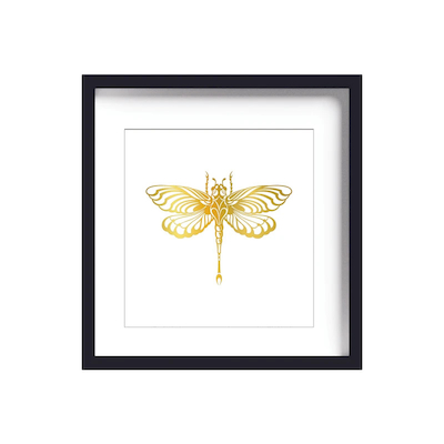 تابلو طلاکوب زرکات طرح پروانه مدل Butterfly