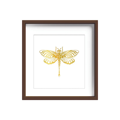 تابلو طلاکوب زرکات طرح پروانه مدل Butterfly