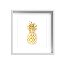 تابلو طلا کوب زرکات طرح آناناس مدل pineapple