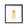 تابلو طلا کوب زرکات طرح آناناس مدل pineapple
