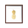 تابلو طلا کوب زرکات طرح آناناس مدل pineapple