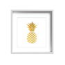 تابلو طلا کوب زرکات طرح آناناس مدل pineapple