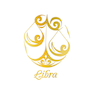 تابلوطلاکوب زرکات طرح ماه تولد مهر مدل Libra