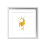 تابلو طلاکوب زرکات طرح گوزن مدل deer2