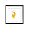 تابلو طلاکوب زرکات طرح گوزن مدل deer2