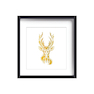 تابلو طلاکوب زرکات طرح گوزن مدل deer2