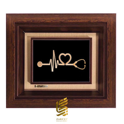 تابلو طلاکوب طرح روز پزشک