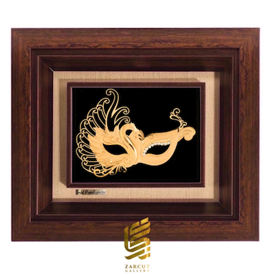 تابلو طلاکوب طرح بالماسکه