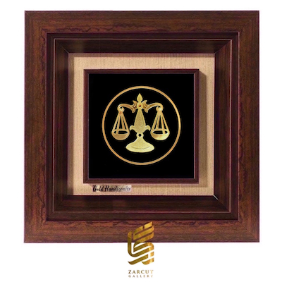 تابلو طلاکوب طرح مهر سری ونوس