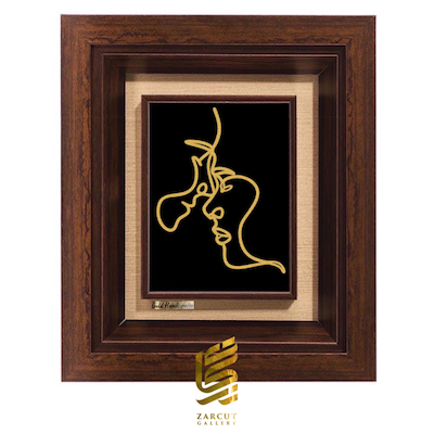 تابلو طلاکوب طرح مینیمال 7