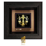 تابلو طلاکوب طرح مهر سری کیهان