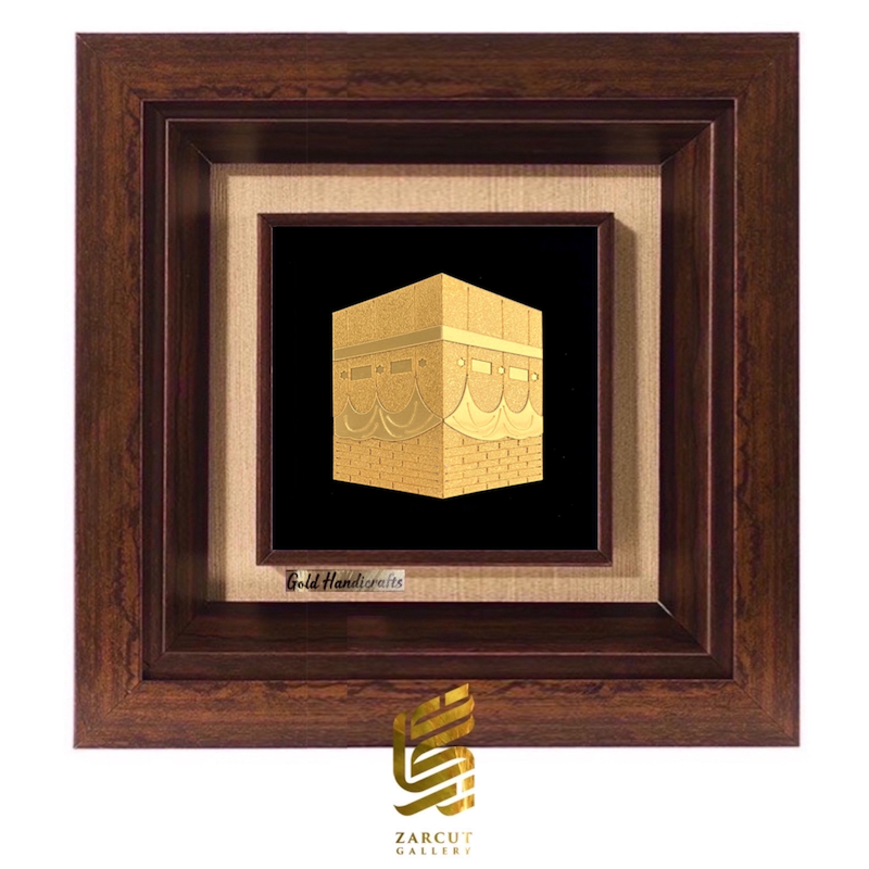 تابلو طلاکوب طرح کعبه