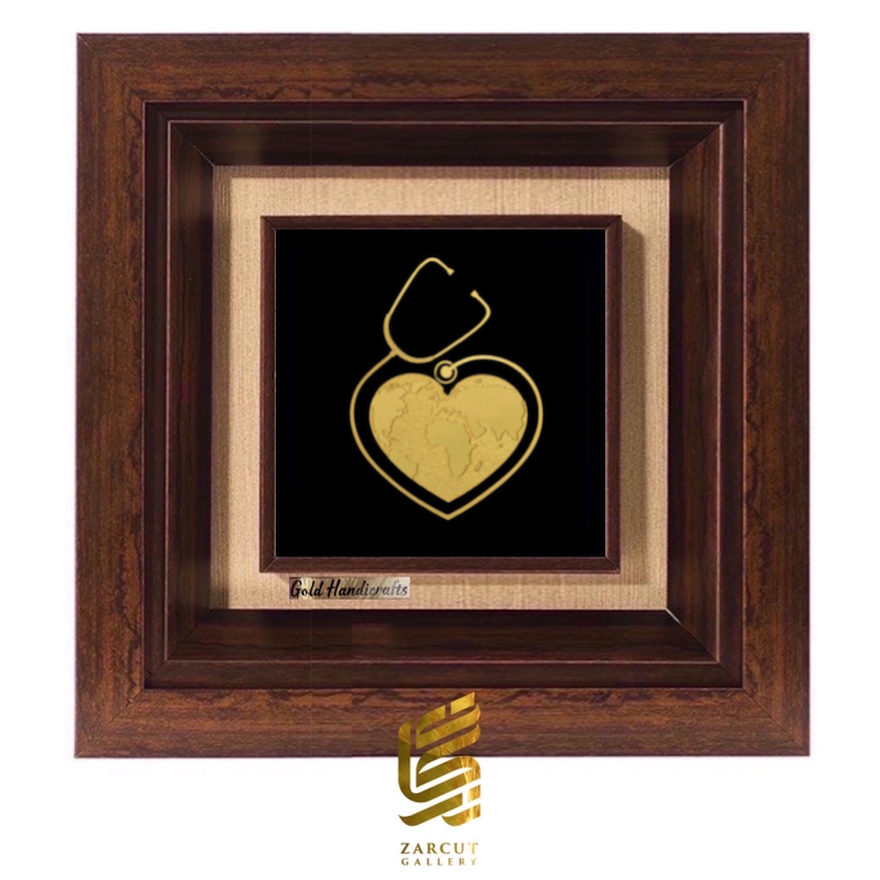 تابلو طلاکوب طرح روز پزشک